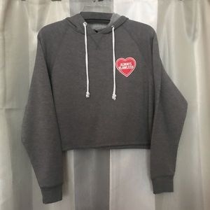 Crop top hoodie